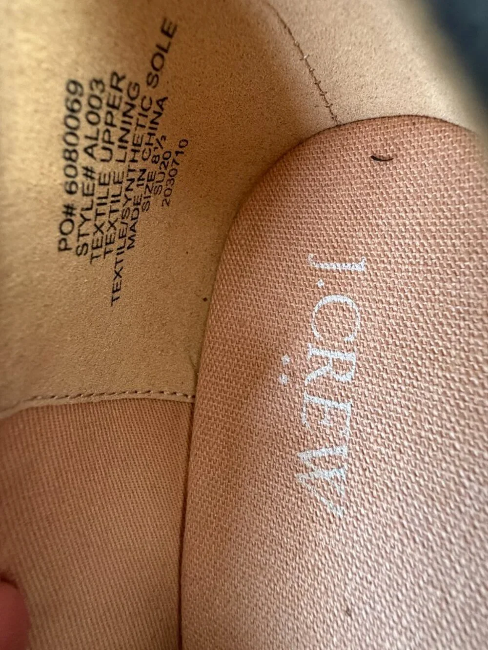 J. Crew Canvas Espadrille Wedge | Navy | Size 8.5